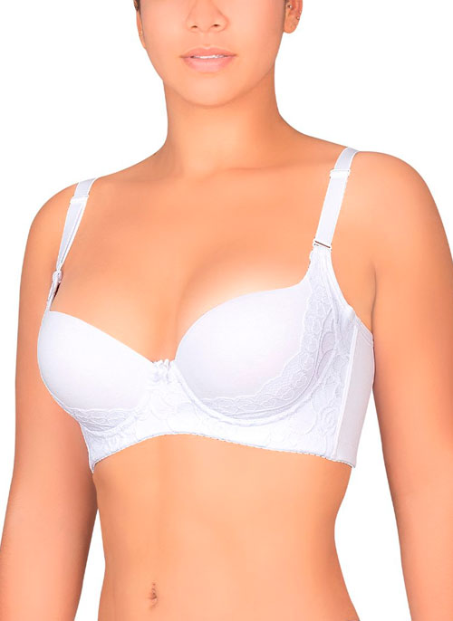 1340 Brasier con copa prehormada, tela fusionada con algodón interno - D'lirio