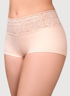 155 Bóxer de algodón con blonda - D'lirio