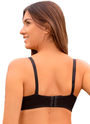 20124 Brasier de media copa y aplicación de encaje + almohadillas extraibles (push up) - D'lirio